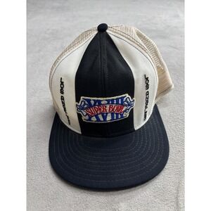 Vintage Super Bowl XXVII Trucker Hat Snapback Los Angeles NFL Football Mesh Cap